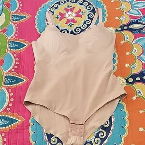 Honeylove Taupe Cami Bodysuit Womens Size Large L